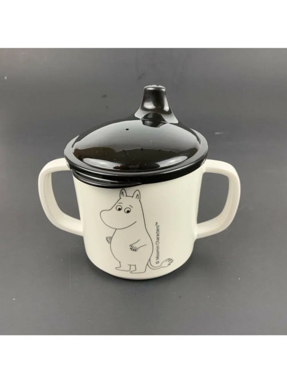 Moomin Mumin 3 Piece Childrens Tableware Set Plate Bowl Sippy Cup Non Slip Bases
